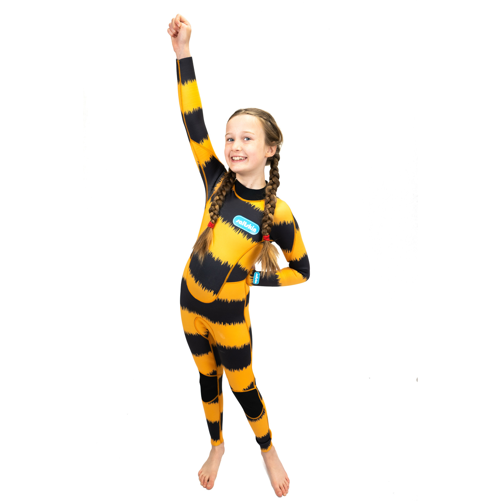 2023 Saltskin Junior 2mm Back Zip Wetsuit STSKNBEE01 Bee Wetsuits